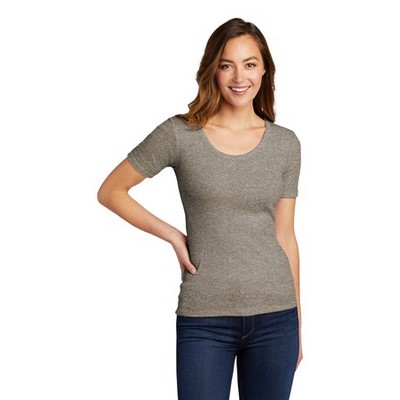 District® Women's V.I.T.™ Rib Scoop Neck Tee