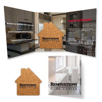 Tek Booklet 2 with House Shaped Cork Coaster