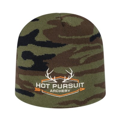 Woodland Camouflage Knit Beanie
