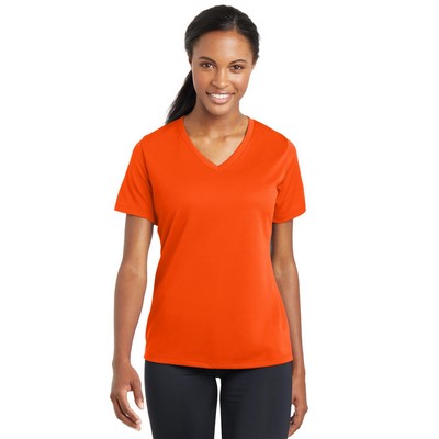 Sport-Tek® Women's PosiCharge® RacerMesh® V-Neck Tee