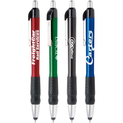 MaxGlide® Click Metallic Stylus Pen (Pat #D712,479)
