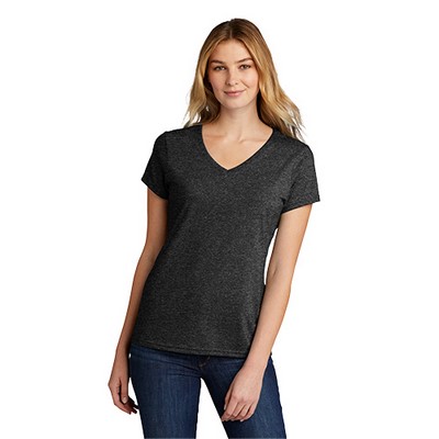 Port & Co™ Women's Tri-Blend V-Neck Tee