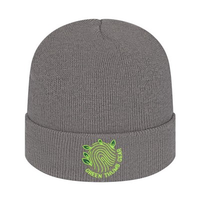 Recycled Knit Cap with Cuff