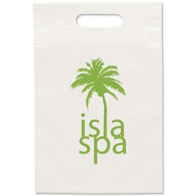 Eco Die Cut Handle Bag - Flexo Ink Print (9 1/2" x 14")