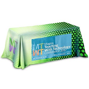 "Marengo OS 8" 3-Sided Throw-Style Table Cover (Full Color Sublimation)