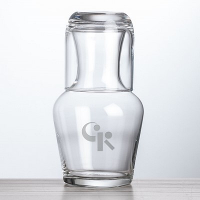 Summit Desk Water Set - Deep Etched