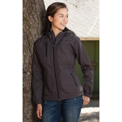 Ladies' Taiga Honeycomb Shell Hooded Jacket