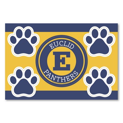 2 in1 Circle Car Magnet with 4 Paw Prints