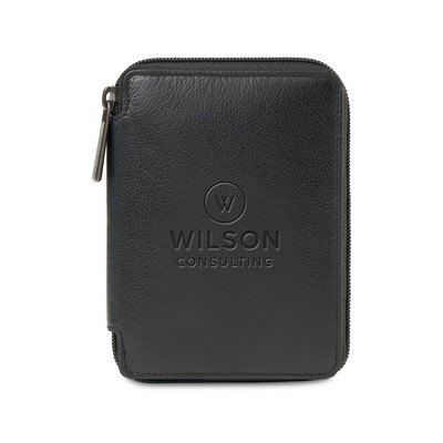 Samsonite Leather Passport Wallet - Black