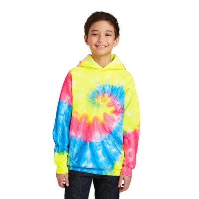 Port & Co™ Youth Tie-Dye Pullover Hooded Sweatshirt
